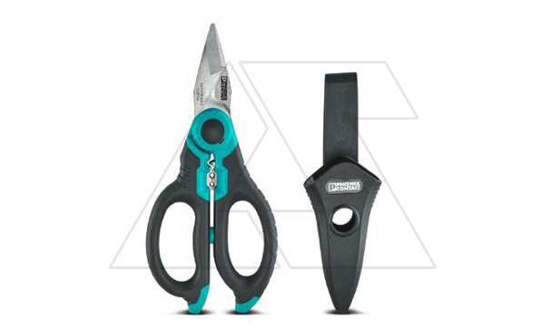 Ножницы электрика CUTFOX-ES-2, с защитным чехлом с креплением для пояса, размер 165mm