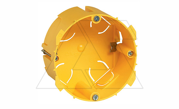 Подрозетник для силовых розеток Legrand на 32А, d=85мм, глубина 50мм, для гипс. перегородок