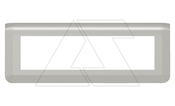 Mosaic - Рамка 8М, горизонтальная, алюминий (суппорт 80253)