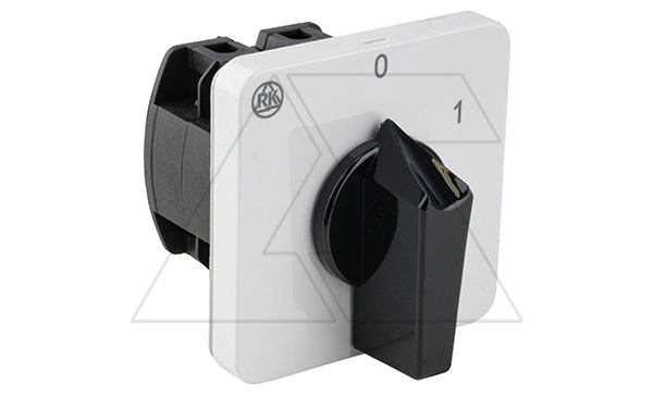 Переключатель BS 32 92 U, 4P, 32A, тип 0-1 (60°), 4NO на 1, 15kW(400VAC по АС-23), на дверь, фронт IP40