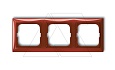 Basic 55 - Рамка на 3 поста (красный) от интернет-магазина amperkin.by