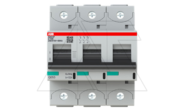 Авт. выключатель S803P-C100, 3P C 100A Icu=50kA 4.5M