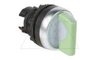 Osmoz - Переключатель с подсветкой, 2 положения с фиксацией, 45°(12-2 час.), M22, IP66, зеленый