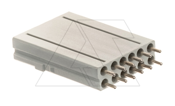 Адаптер-переходник 12-контактный для вторичных цепей для AUX 3Q+1SY втычных/выкатных T4...T6, монтаж справа