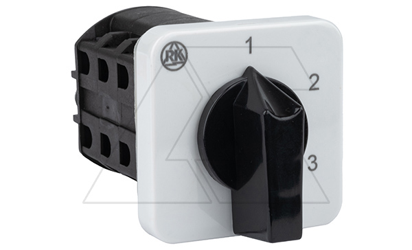 Переключатель BS 16 86K U, 2P, 20A, тип 1-2-3, 2NO на 1_3, без перемычек, на дверь, фронт IP40