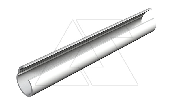 Труба 2953 М20 LGR Quick-Pipe разъемная, IP44, наружн. Ø20,0мм, внутр. Ø17,0мм, L=2000мм, серый, ПВХ