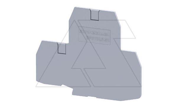 Крышка концевая EPCYDL2.5/4 /1,5mm, для винтовых клемм CYDL2.5/4,CYDLG2.5/4, серая