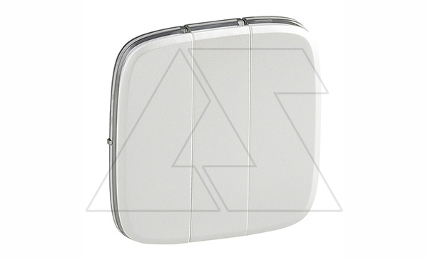 Valena Allure - Лицевая панель для выключателя трехклавишного, жемчуг