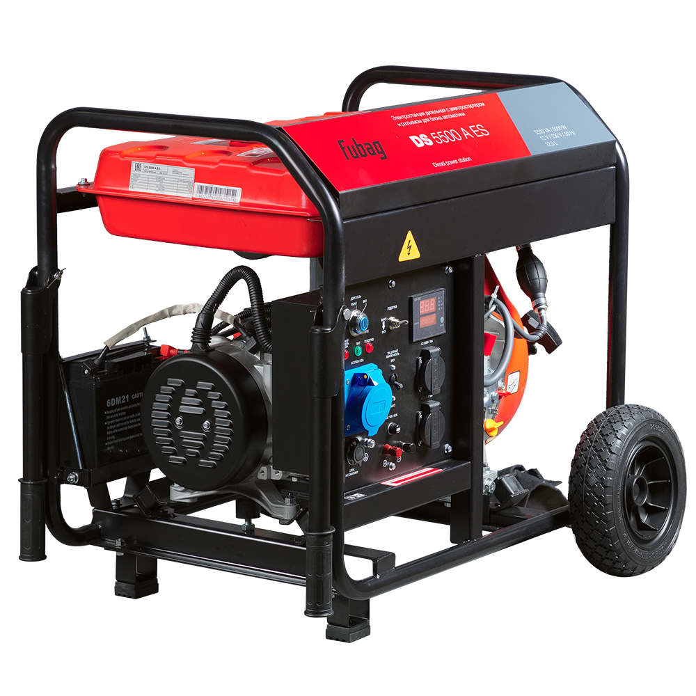 Генератор дизельный FUBAG DS 5500 A ES с электростартером и коннектором автоматики от интернет-магазина amperkin.by