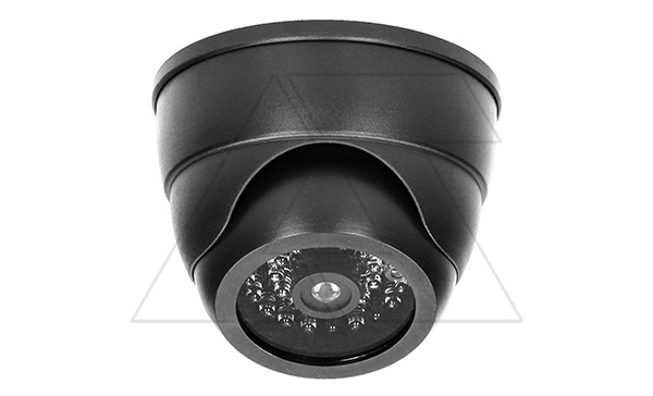 Муляж миникамеры ORNO c LED-индикатором, для помещений, черный корпус, питание 3x1,5V AAA-батарейки