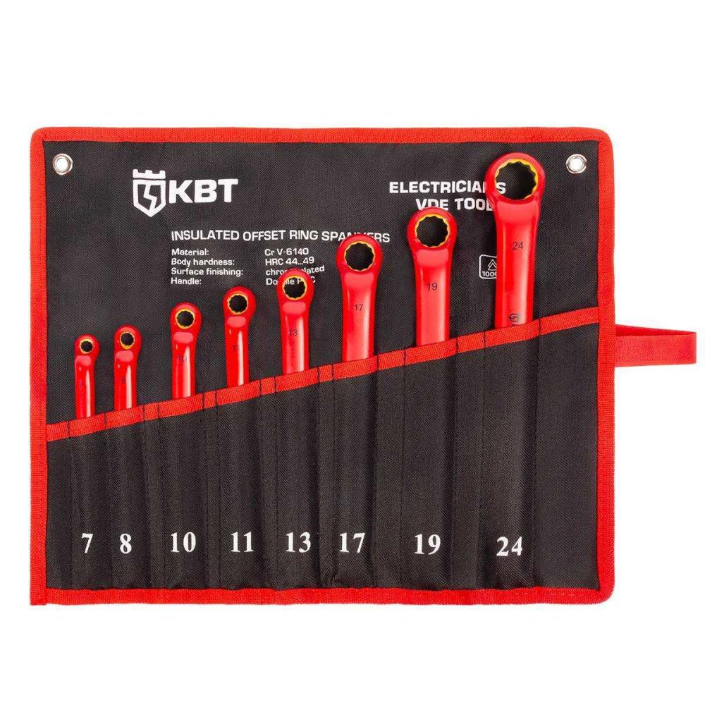 Набор накидных диэлектрических ключей, 8 шт