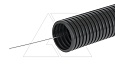 Труба ПА 6 гофр., DN48мм, ПВ-2, Dвн 47,4 мм, Dнар 54,5 мм, цвет чёрный, с протяжкой от интернет-магазина amperkin.by