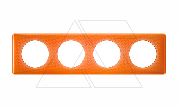 Celiane - Рамка 4 поста оранжевый муар