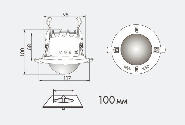 Датчик присутствия B.E.G. PD4-M-TRIO-DALI/DSI-FC от интернет-магазина amperkin.by