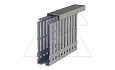 Перфокороб KKD 2580, органайзер для шкафов, 25x80х2000мм (ШxВхД), RAL 7030, серый от интернет-магазина amperkin.by