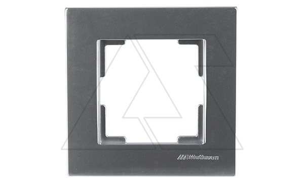 Rita - Рамка 1 пост, нерж. сталь