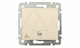 Valena - Выключатель без фиксации с символом звонка 10A, IP 44, сл.кость от интернет-магазина amperkin.by