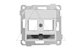 Rita - Адаптер для разъемов Keystone, с маркировкой, двойной, белый от интернет-магазина amperkin.by