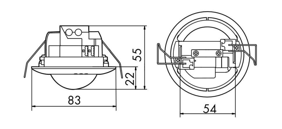 Датчик присутствия B.E.G.PD2N-KNX-DX-FC