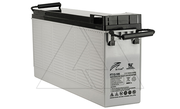 Батарея аккумуляторная Ritar FT12-105, F8(M6), 12V/105Ah, 236x508x110 HxLxW, 32.5kg, 12 лет