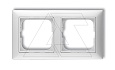 Basic 55 - Рамка на 2 поста (сл.кость, блистер) от интернет-магазина amperkin.by