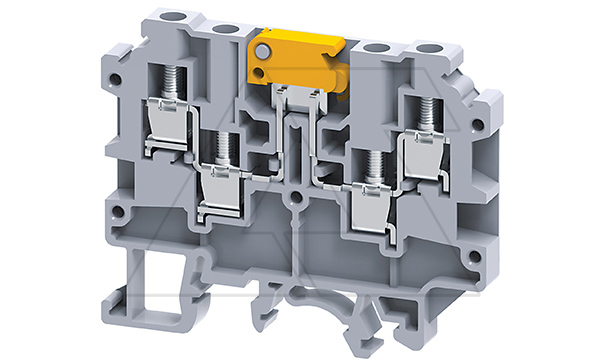 Клемма с ножевым размыкателем CKT4U/4 /6x65mm, винтовая, 4 присоед., 4(max 6)mm2, 17,5A, 800V, серая
