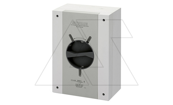 Выключатель нагрузки, 3P, 160A (160A AC23A 415V), 690VAC, габ. Y5, черная блок. рукоятка, в пластм. корпусе IP55, ISOLATORS