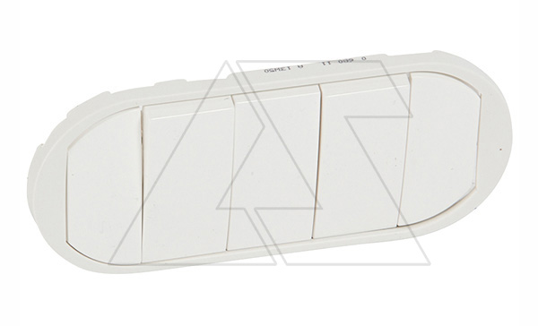 Celiane - Лицевая панель для выключателя с 5 клавишами белый