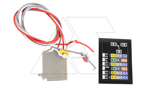 Блок-контакт аварийный AL, 1CO, 4A 250VAC15//6A 24VDC12//0.3A 250VDC12, для SDM6-100_SDM6-1600