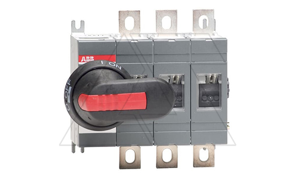 Выкл. нагрузки OT250E03P, 250A 3P видимый разрыв с выносной блок. рукояткой OHB65J6 и осью OXP6X210