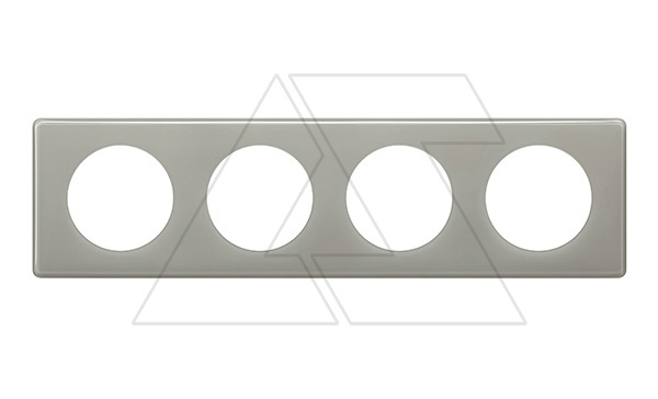 Celiane - Рамка 4 поста серый глянец