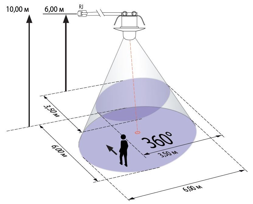 Датчик движения B.E.G. PD9-1C-GH-FC от интернет-магазина amperkin.by
