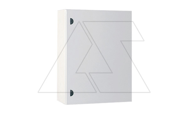 Щит моноблочный 400x400x200мм (ВxШxГ) с монтажной панелью, RAL7035, IP66