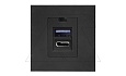 Noen - Розетка 2хUSB type A + С, 2М, 5V, 2,1A, черная от интернет-магазина amperkin.by