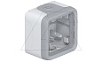 PLEXO - Коробка для наклад. монтажа, 1 пост, IP55, серый от интернет-магазина amperkin.by