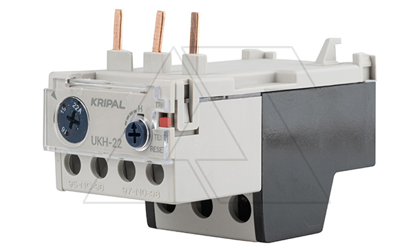 Реле тепловой перегрузки UKH-22, It=16_22A, 1NO+1NC, CLASS 10A, прямой монтаж для UKC(D)-9_25