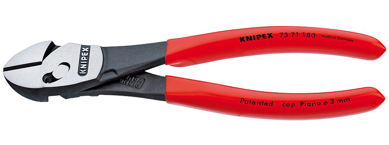 Бокорезы особой мощности KNIPEX TwinForce®, L-180 мм, чёрные, обливные рукоятки (KNIPEX)