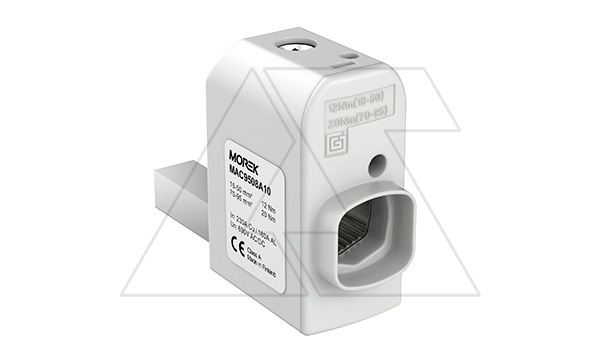 Коннектор SR95ML 1xAl/Cu, 16_95mm², 230/180A Al/Cu, 690V, левосторонний, измерительный