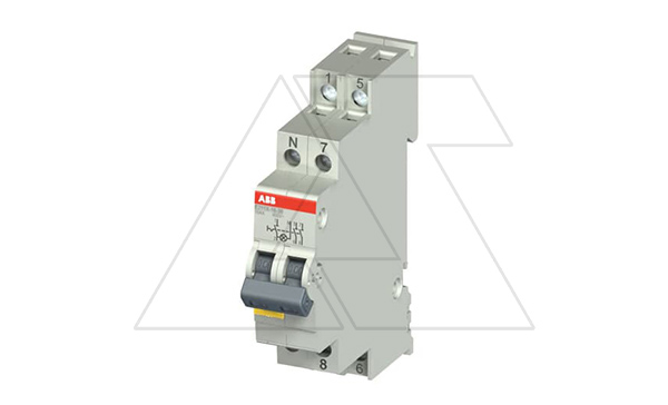 Переключатель E211X-25-30, 3NO, 25A(250/400VAC), тип 1-0, желтый LED, 1M