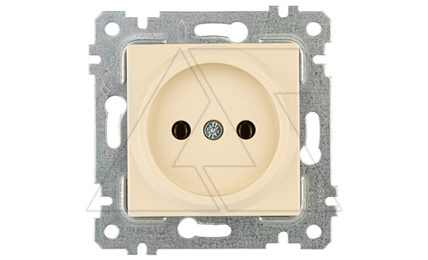 Rita - Розетка 2P, сл.кость