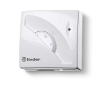 Комнатный термостат 1T.01.0 с биметалл. датчиком, +7…+30 °С, 16А, 1CO, на обогрев