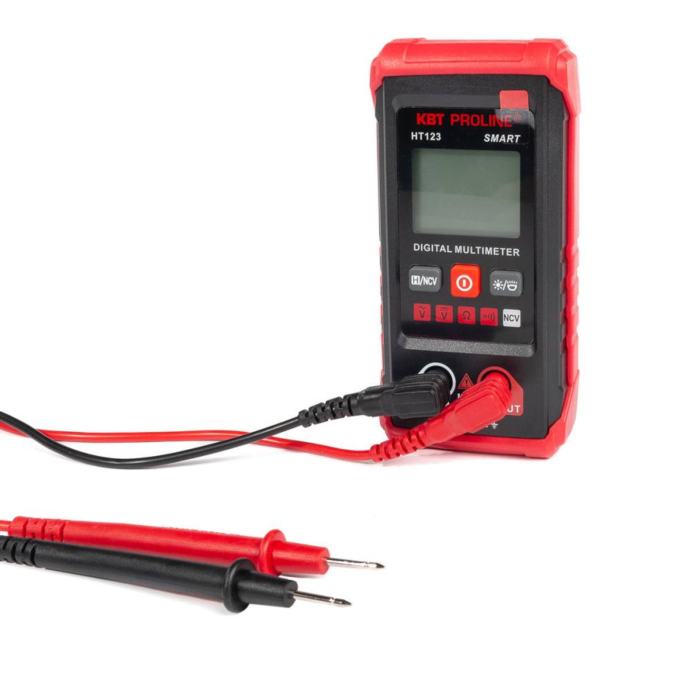 Мультиметр цифровой SMART KT 123 "PROLINE" (КВТ)