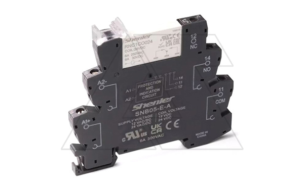 Реле интерфейсное RNC1CO024 с колодкой SNB05-E-A, винтовой зажим, 1CO, 6A(250VAC), 24VAC/DC, LED, W=6.2mm