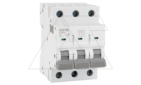 Авт. выключатель GYM9H-3P-6D, 3P, 6A, хар-ка D, 10kA, 3M