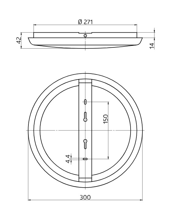 Светодиодный светильник B.E.G. AL8-25-300-LED-3C