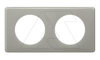Celiane - Рамка 2 поста серый глянец