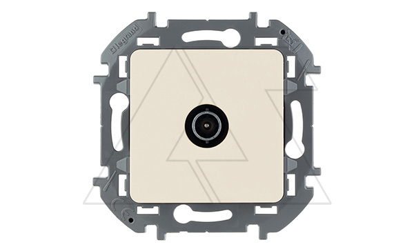 Inspiria - Розетка TV оконечная 10дБ (сл.кость)