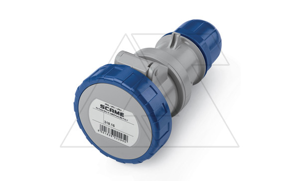 Разъем пром. силовой CEE кабельный, гнездо, 16A, 3P+E 9h, 200_250VAC 50/60Hz, IP66/IP67/IP69, серия OPTIMA