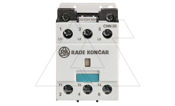 Контактор CNN 30 00 220/230V 50Hz, 3P, 30A/(40A по AC-1), 15kW(400VAC), 220/230VAC