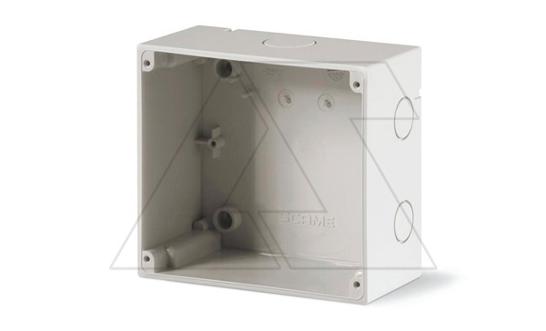 Бокс прямоугольный для встраиваемых разъемов уст. 136x125mm(16_32A), IP66/IP67/IP69